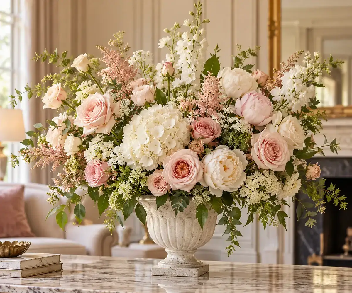 Arranjo floral clássico
